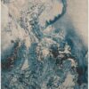 Nourison rug Maxell MAE08 IVTL IVORY TEAL 8x11 099446880239