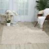 Nourison rug Maxell MAE12 IVGRY 6x8 099446379016 Room