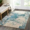 Nourison rug Maxell MAE13 IVTEA 4x6 099446396518 interior OSTKCROP