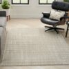 Nourison rug Modern Comfort MNC03 GRYIV GREY IVORY 5x7 099446902177 interior 1