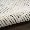 Nourison rug Modern Comfort MNC03 IVBLK IVORY BLACK 5x7 099446902153 TX01