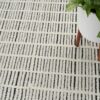 Nourison rug Modern Comfort MNC03 IVBLK IVORY BLACK 5x7 099446902153 interior 2