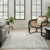 Nourison rug Modern Comfort MNC03 IVBLK IVORY BLACK 5x7 099446902153 interior 3