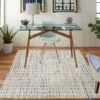 Nourison rug Modern Comfort MNC03 IVBLK IVORY BLACK 5x7 099446902153 interior 4