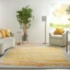 Nourison rug Prismatic PRS19 GRYGD GREY GOLD 8x10 099446814265 interior 3