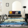 Nourison rug Prismatic PRS23 BKMTC BLACK MULTICOLOR 8X10 099446862488 interior 3