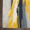 Nourison rug Prismatic PRS24 GRYGD GREY GOLD 8X10 099446889522 CR