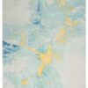 Nourison rug Prismatic PRS26 SFMGD SEAFOAM GOLD 8X10 099446889683