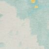 Nourison rug Prismatic PRS26 SFMGD SEAFOAM GOLD 8X10 099446889683 swatch