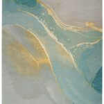 Nourison Rugs, Prismatic PRS27 Grey / Seafoam