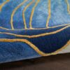 Nourison rug Prismatic PRS32 BLGLD BLUE GOLD 6x8 099446135254 TX01
