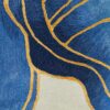 Nourison rug Prismatic PRS32 BLGLD BLUE GOLD 6x8 099446135254 swatch