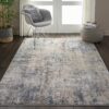 Nourison rug Rustic Textures RUS01 GREY BEIGE 5x7 099446461889 interior 1 C