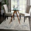 Nourison rug Rustic Textures RUS07 IVGRB IVORY GREY BLUE 5X7 099446496065 interior 3 C