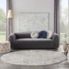 Nourison rug Rustic Textures RUS07 IVGRB IVORY GREY BLUE 8XRND 099446836175 interior 3