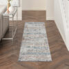 Nourison rug Rustic Textures RUS14 LTGMT LIGHT GREY MULTICOLOR 2x8 099446799234 interior 1