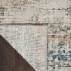Nourison rug Rustic Textures RUS14 LTGMT LIGHT GREY MULTICOLOR 5X7 099446799272 CRB