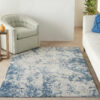 Nourison rug Rustic Textures RUS16 GRYBL GREY BLUE 5X7 099446799579 interior 1