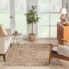 Nourison rug Sahar SHR01 RUST 5x8 099446025708 interior 3