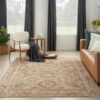 Nourison rug Sahar SHR01 RUST 8x10 099446025432 interior 3