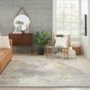 Nourison rug Silk Shadows SHA20 SILVR SILVER 8X10 099446020567 interior 3