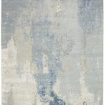 Nourison Rugs, Silk Shadows SHA21 Blue / Sky