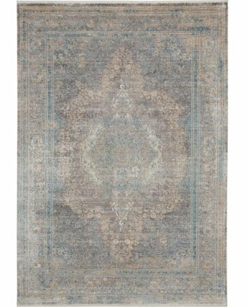 Nourison rug Starry Nights STN06 CRMBL CREAM BLUE 5x7 099446745583