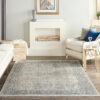 Nourison rug Starry Nights STN08 GREY 5x7 099446793188 interior 3