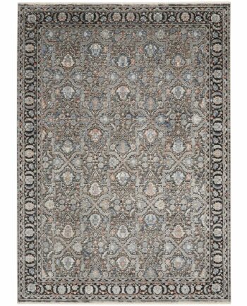 Nourison rug Starry Nights STN10 GRYNV GREY NAVY 5x7 099446797285