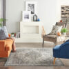 Nourison rug Starry Nights STN11 GRYBL GREY BLUE 5x7 099446797414 interior 3