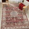 Nourison rug Vintage Kashan VKA01 RED 5x7 099446455239 interior 2 OSTKCROP