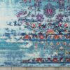 Nourison rug Vintage Kashan VKA02 BLUE 5x7 099446455345 CR01