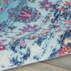 Nourison rug Vintage Kashan VKA02 BLUE 5x7 099446455345 TX01