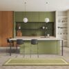 Asiatic rug Albi Green runner interior