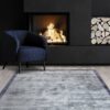 Asiatic rug Blade Border Airforce 06 Navy interior