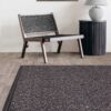 Asiatic rug Elm charcoal interior