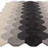 Asiatic rug Hive Charcoal 1