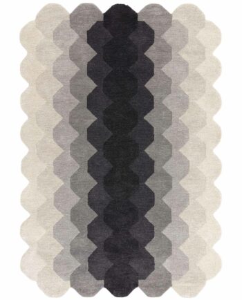 Asiatic rug Hive Charcoal
