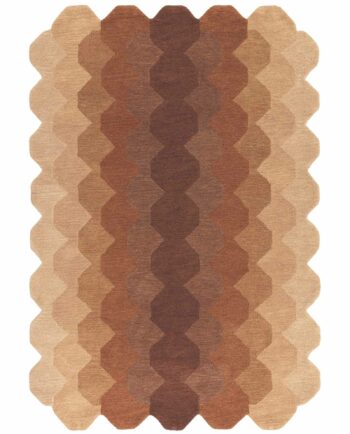 Asiatic rug Hive Rust