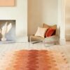 Asiatic rug Hive Rust interior