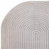 Asiatic rug Kuza shape silver grey 2