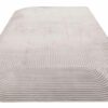 Asiatic rug Kuza shape silver grey 3D