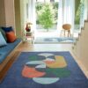 Asiatic rug Matrix 91 Statement Navy interior