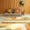 Asiatic rug Romy 02 Retro Green interior square