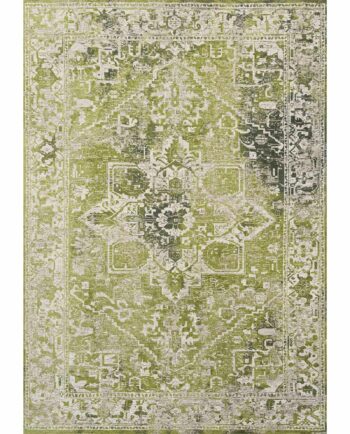 Louis De Poortere rug Antiquarian Tabriz 9645 Olive Wood
