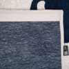 Louis De Poortere rug Craft Ribbon 9849 Sea Ink back