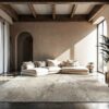 Louis De Poortere rug Mad Men Sol 9735 Albatre Ambiance