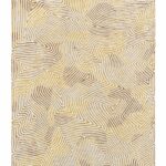 Louis De Poortere Rug, Meditation Yellow Hippy 9799, Coral design