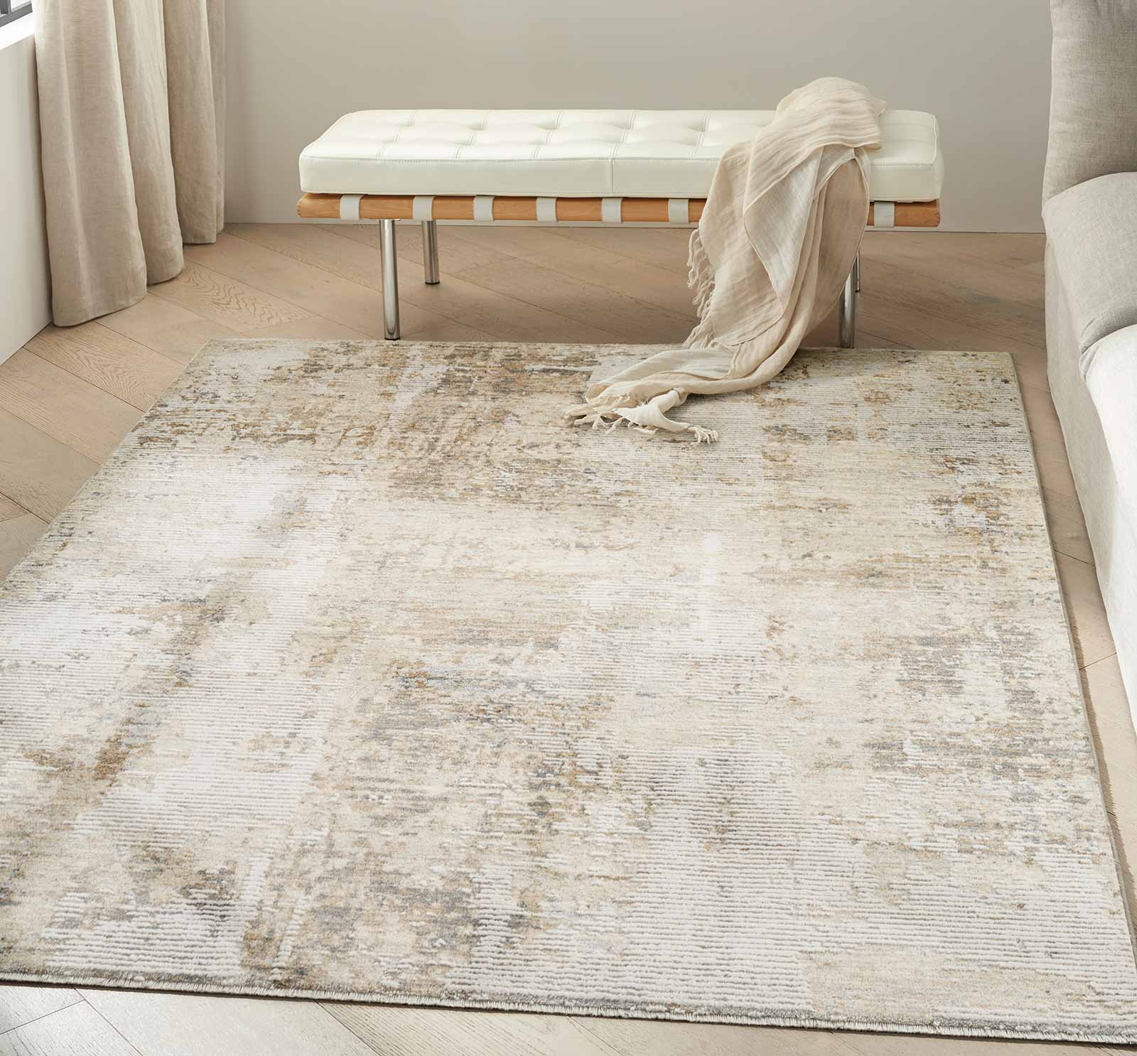 Calvin Klein rug Summit CK078 SUM06 NATGY NATURAL GREY 5x8 841491143322 interior 1