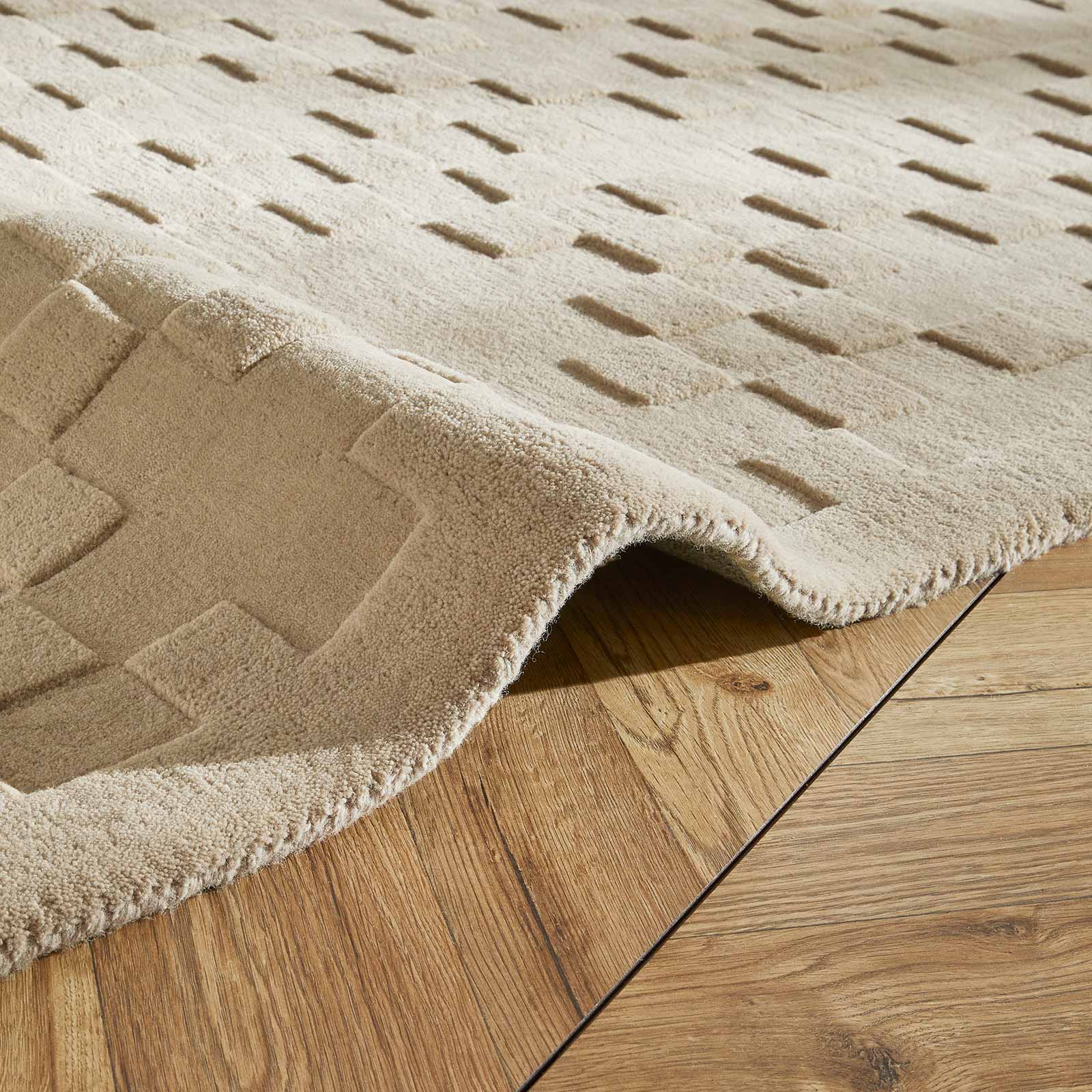 Concept Looms rug Priory PR 102 SQUARES TAUPE roll